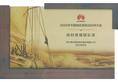 2025年華為中國地區(qū)部戰(zhàn)時英雄團(tuán)隊(duì)獎